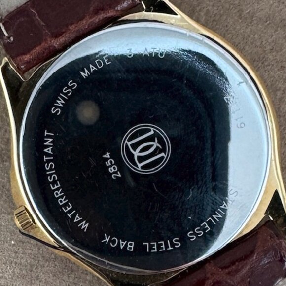 Vintage Stunning Daniel Mink Designer Swiss Made Watch extra thin 6.5MM - Picture 7 of 10